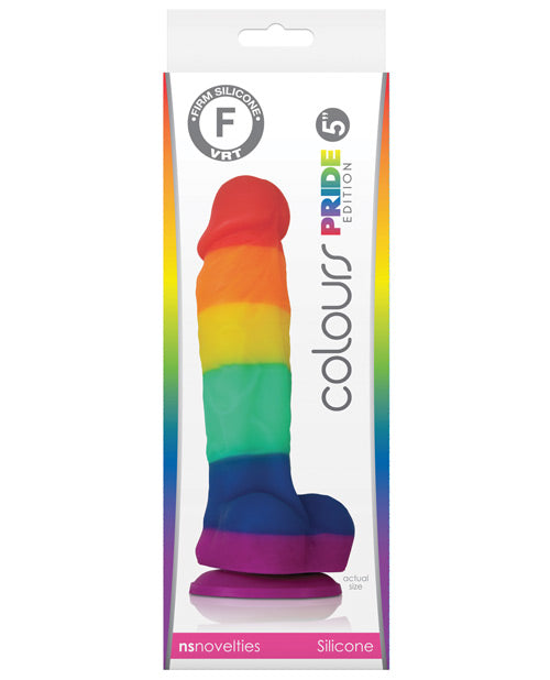 Colours Pride Edition 5" Dong with Suction Cup - Empower Pleasure