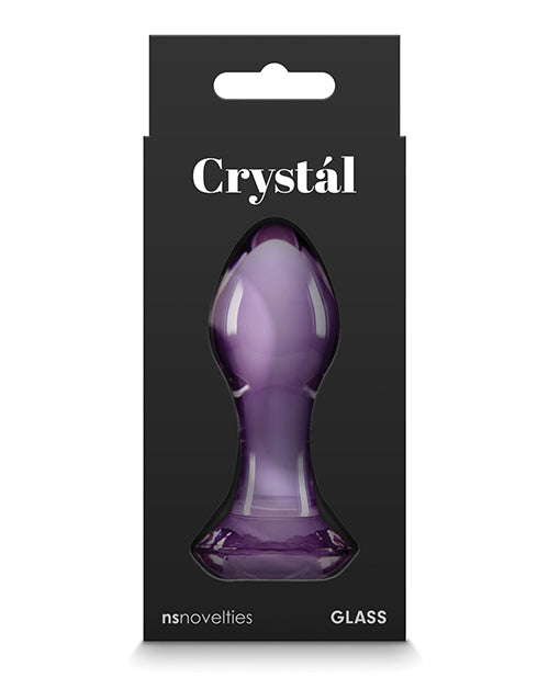 Crystal Gem Butt Plug - Purple - Empower Pleasure