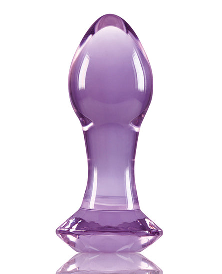 Crystal Gem Butt Plug - Purple - Empower Pleasure