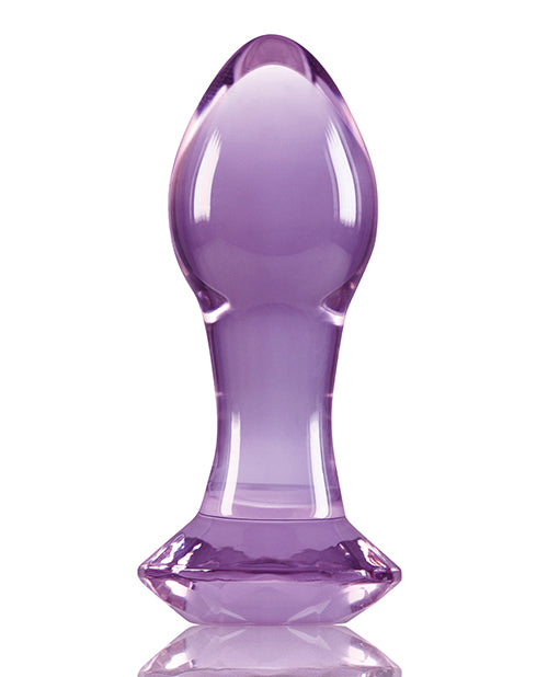 Crystal Gem Butt Plug - Purple - Empower Pleasure