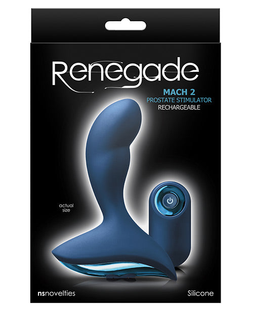 Renegade Mach II with Remote - Blue - Empower Pleasure