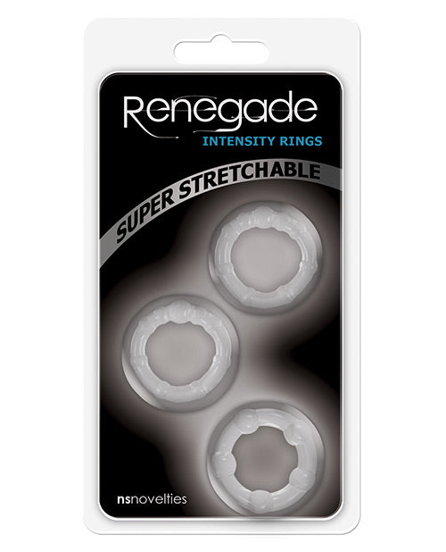 Renegade Intensity Rings - Clear - Empower Pleasure