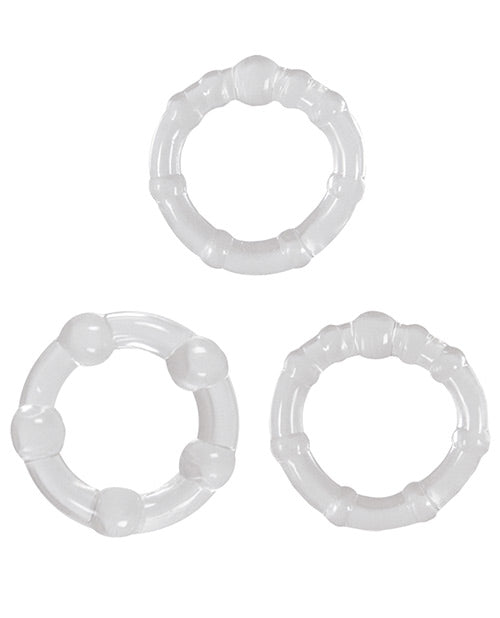 Renegade Intensity Rings - Clear - Empower Pleasure