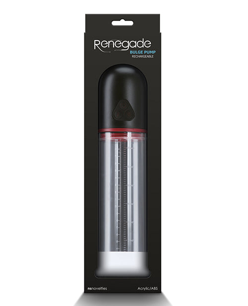 Renegade Bulge Vibrating Pump - Black - Empower Pleasure