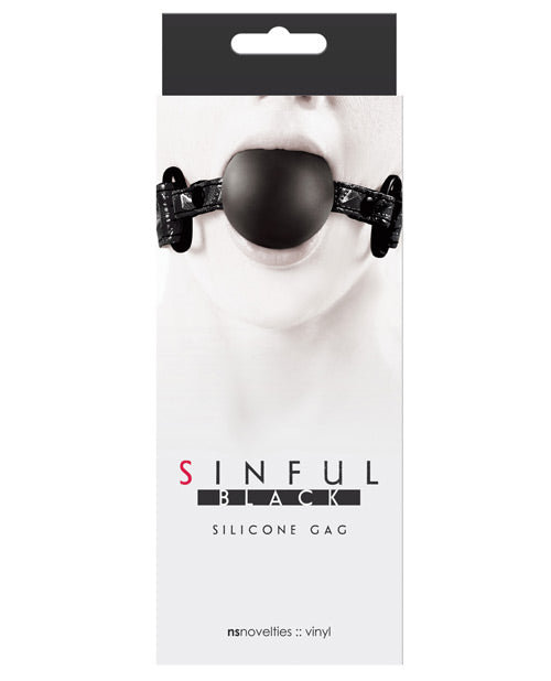 Sinful Soft Silicone Gag - Empower Pleasure