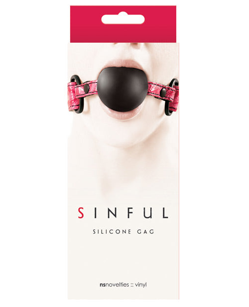 Sinful Soft Silicone Gag - Empower Pleasure