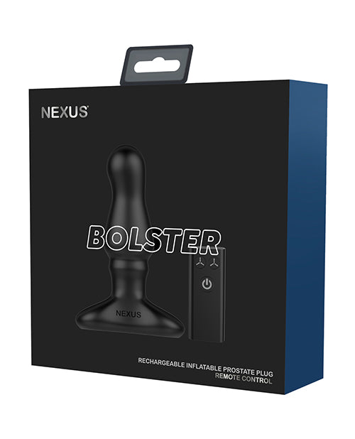 Nexus Bolster Butt Plug  w/Inflatable Tip - Black - Empower Pleasure