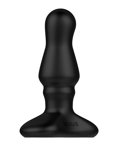 Nexus Bolster Butt Plug  w/Inflatable Tip - Black - Empower Pleasure