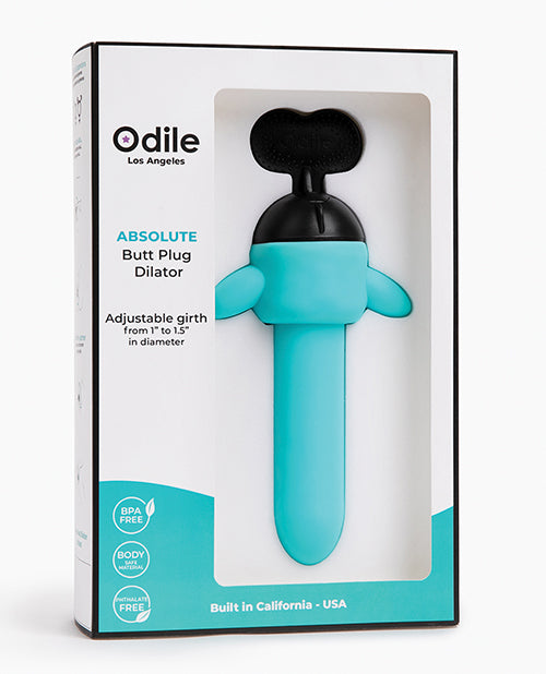 Odile Absolute Butt Plug Dilator - Aqua - Empower Pleasure