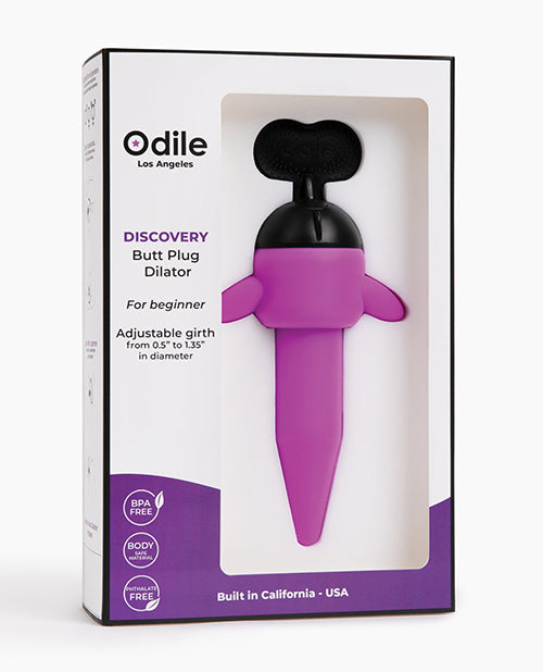 Odile Discovery Tapered Butt Plug Dilator - Purple - Empower Pleasure