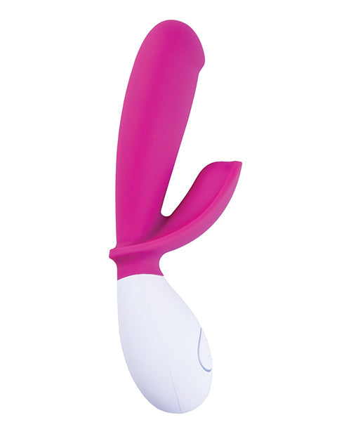 OhMiBod Lovelife Snuggle Dual Stimulation Vibe - Pink - Empower Pleasure