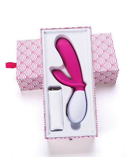 OhMiBod Lovelife Snuggle Dual Stimulation Vibe - Pink - Empower Pleasure