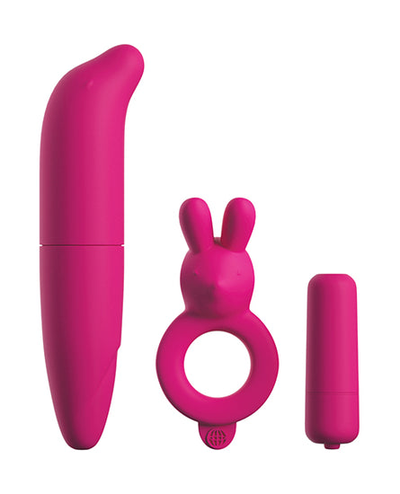 Classix Couples Vibrating Starter Kit - Pink - Empower Pleasure