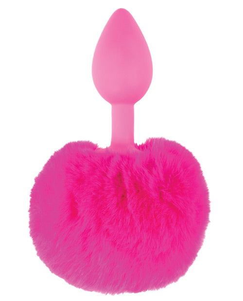 Neon Luv Touch Bunny Tail - Pink - Empower Pleasure