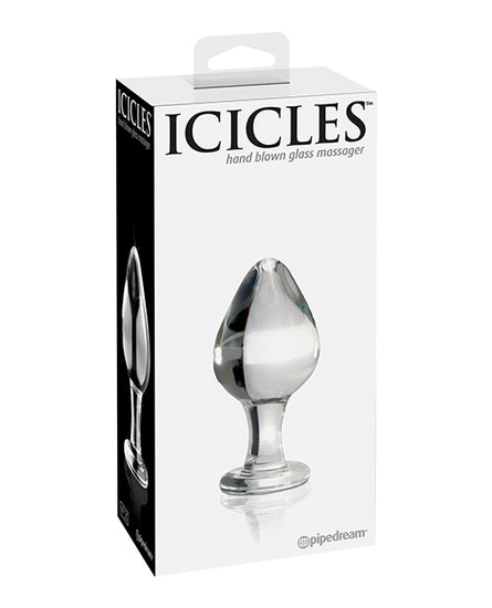 Icicles No. 25 Hand Blown Glass - Clear - Empower Pleasure