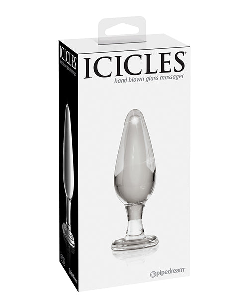 Icicles No. 26 Hand Blown Glass - Clear - Empower Pleasure