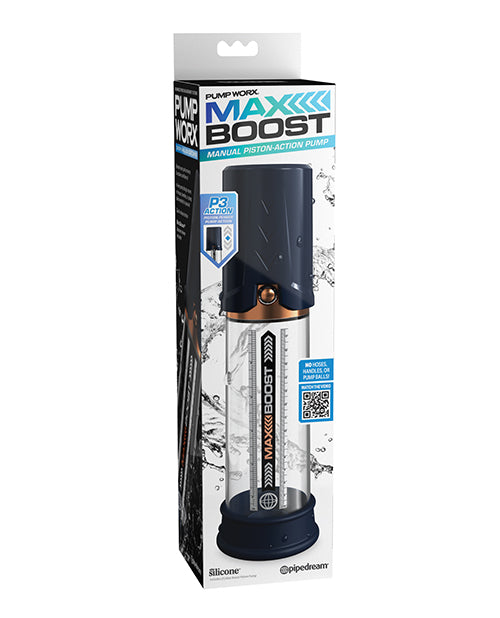 Pump Worx Max Boost - Blue - Empower Pleasure