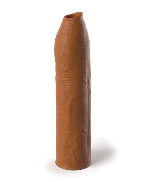 Fantasy X-tensions Elite Uncut 7" Extension Sleeve - Tan - Empower Pleasure