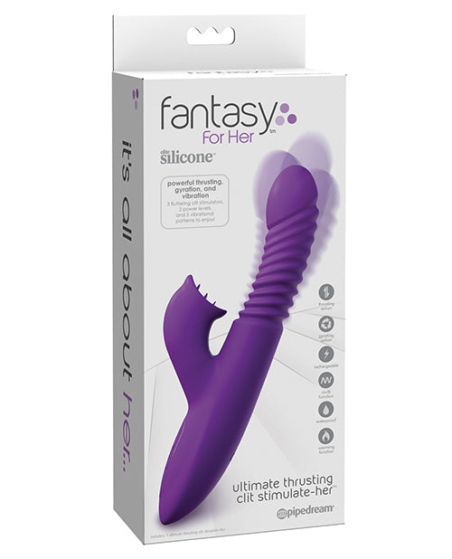 Fantasy for Her Ultimate Thrusting Clit Stimulate-Her - Purple - Empower Pleasure