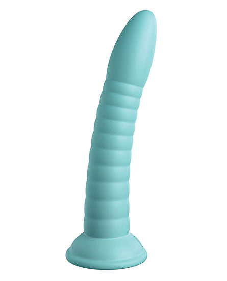 Dillio Platinum 7" Wild Thing Silicone Dildo - Teal - Empower Pleasure