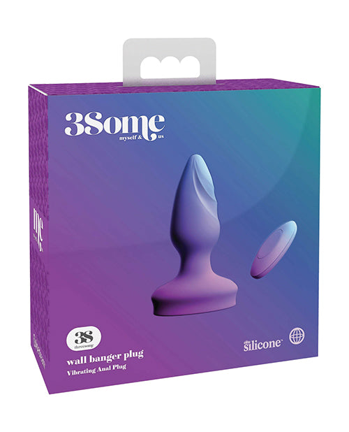 Threesome Wall Banger Plug - Purple - Empower Pleasure