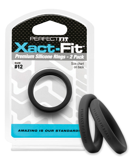 Perfect Fit Xact Fit - Black - Pack-of-2 - Empower Pleasure