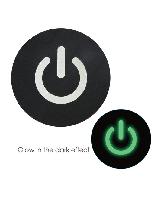 Peekaboos Glow in the Dark Power Button - Pack of 2 - Empower Pleasure