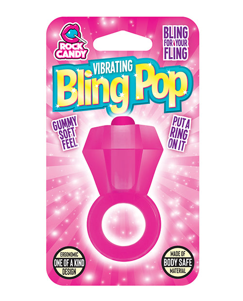 Rock Candy Bling Pop C-Ring - Pink - Empower Pleasure