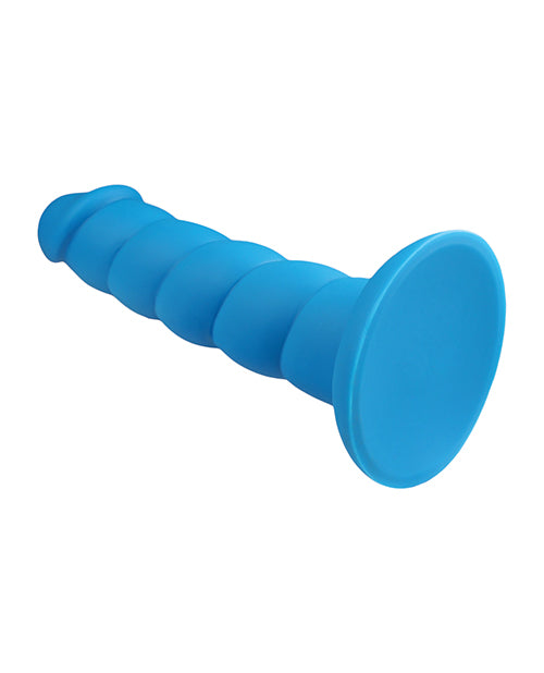 Rock Candy Suga Daddy 8" Silicone Dildo - Blue - Empower Pleasure