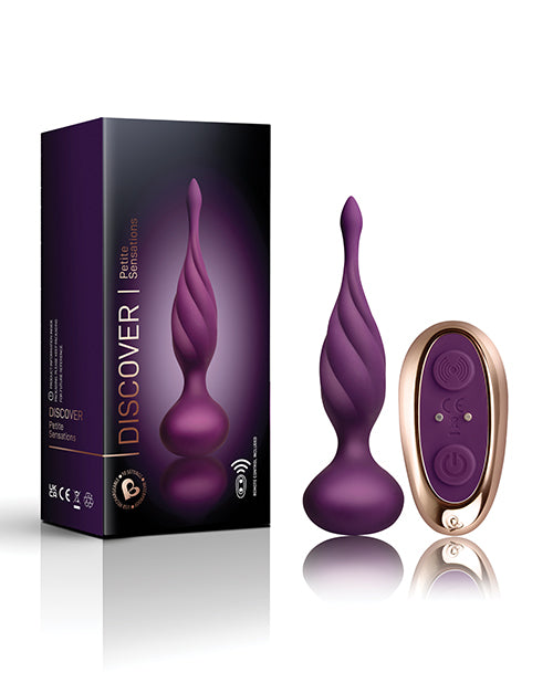 Rocks Off Petite Sensations Discover Plug w/Remote - Assorted Colors - Empower Pleasure