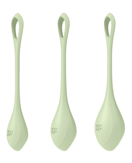 Satisfyer Yoni Power 2 Balls Training Set - Light Green - Empower Pleasure