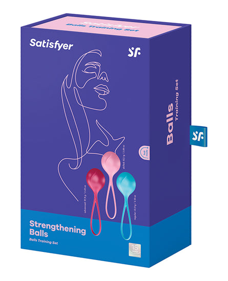 Satisfyer Strengthening Balls Training Set - Asst. Set of 3 - Empower Pleasure