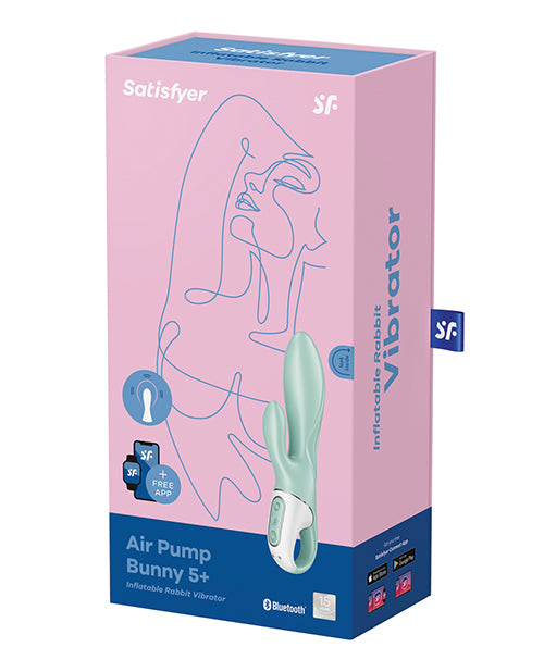 Satisfyer Air Pump Bunny 5+ - Mint - Empower Pleasure