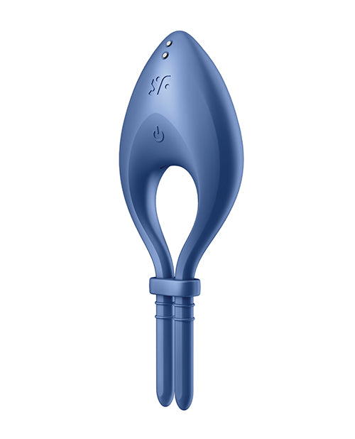 Satisfyer Bullseye Ring Vibrator - Blue - Empower Pleasure