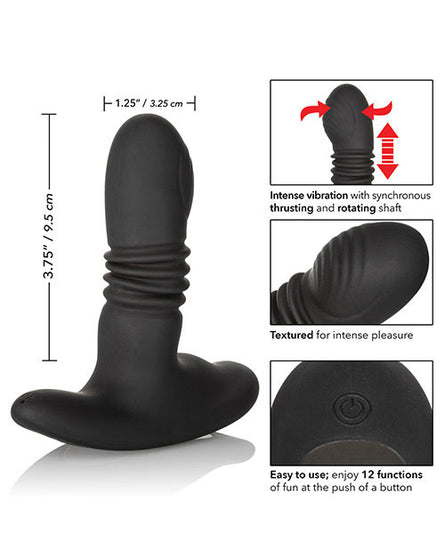 Eclipse Thrusting Rotator Probe - Black - Empower Pleasure