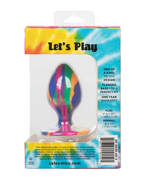 Cheeky Medium Tie-Dye Plug - Empower Pleasure