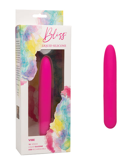 Bliss Liquid Silicone Vibe - Pink - Empower Pleasure