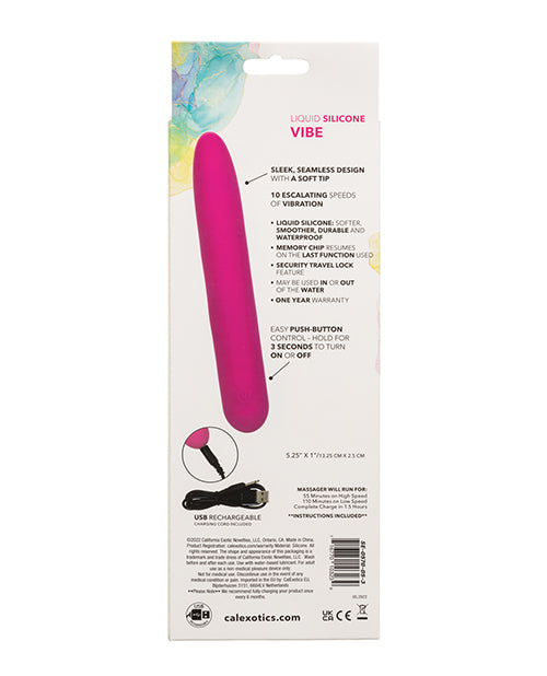 Bliss Liquid Silicone Vibe - Pink - Empower Pleasure