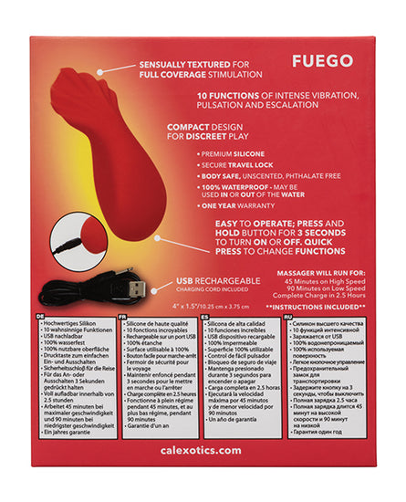 Red Hot Fuego - Red - Empower Pleasure