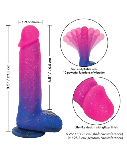 Naughty Bits Ombre Hombre XL Vibrating Dildo - Empower Pleasure