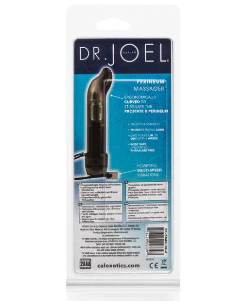 Dr Joel Kaplan 4.5" Perineum Massager - Black - Empower Pleasure