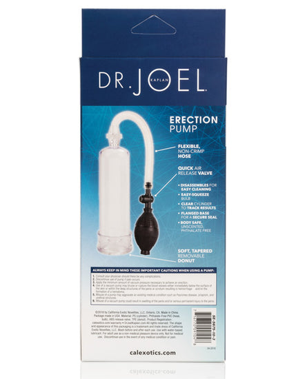 Dr Joel Kaplan Erection Pump - Clear - Empower Pleasure