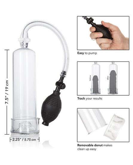 Dr Joel Kaplan Erection Pump - Clear - Empower Pleasure