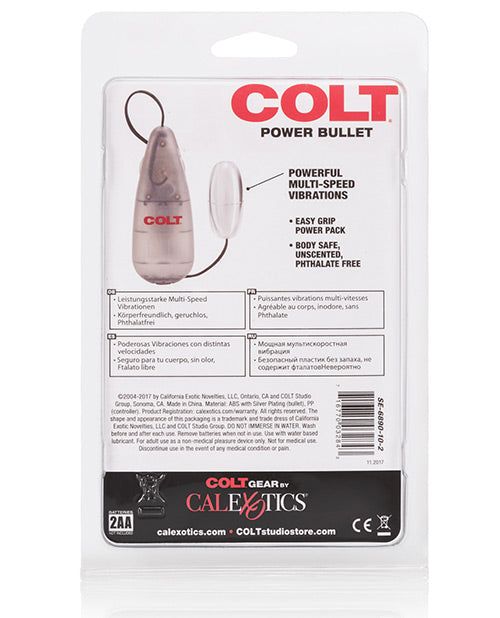 COLT Multi Speed Power Pak Bullet - Silver - Empower Pleasure