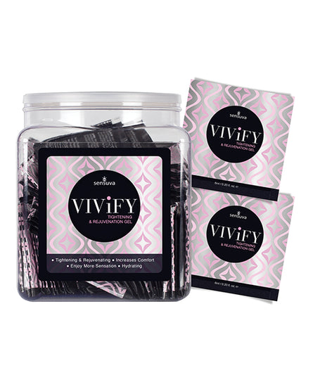 Vivify Tightening & Rejuvenation Gel - Tub of 100 Single Use Packet - Empower Pleasure