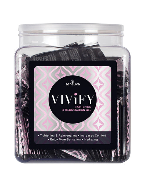 Vivify Tightening & Rejuvenation Gel - Tub of 100 Single Use Packet - Empower Pleasure