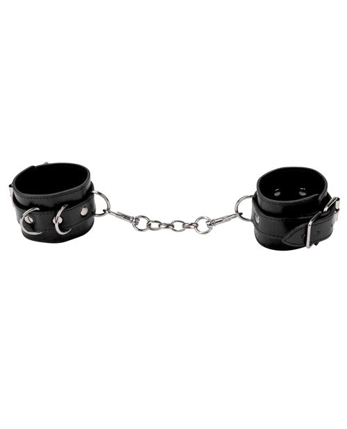 Shots Ouch Leather Cuffs - Empower Pleasure