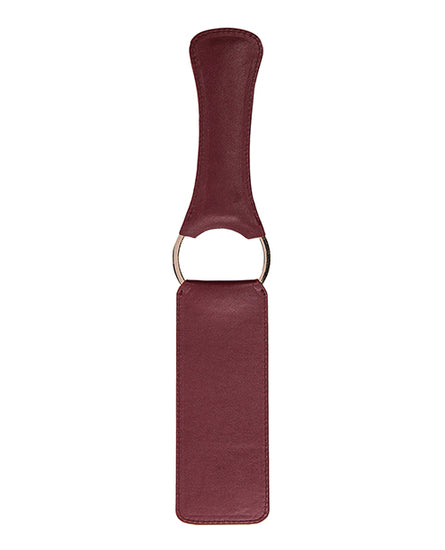 Shots Ouch Halo Paddle - Burgundy - Empower Pleasure