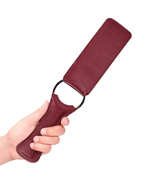 Shots Ouch Halo Paddle - Burgundy - Empower Pleasure