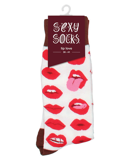 Shots Sexy Socks Lip Love - Female - Empower Pleasure